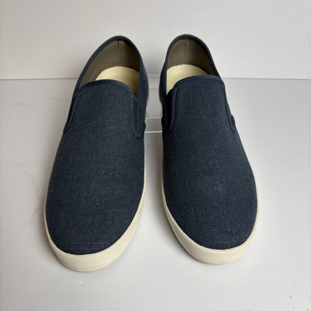 SeaVees Baja Slip On Sneakers Womens 11 Marine Linen New Classic Navy Blue Shoes